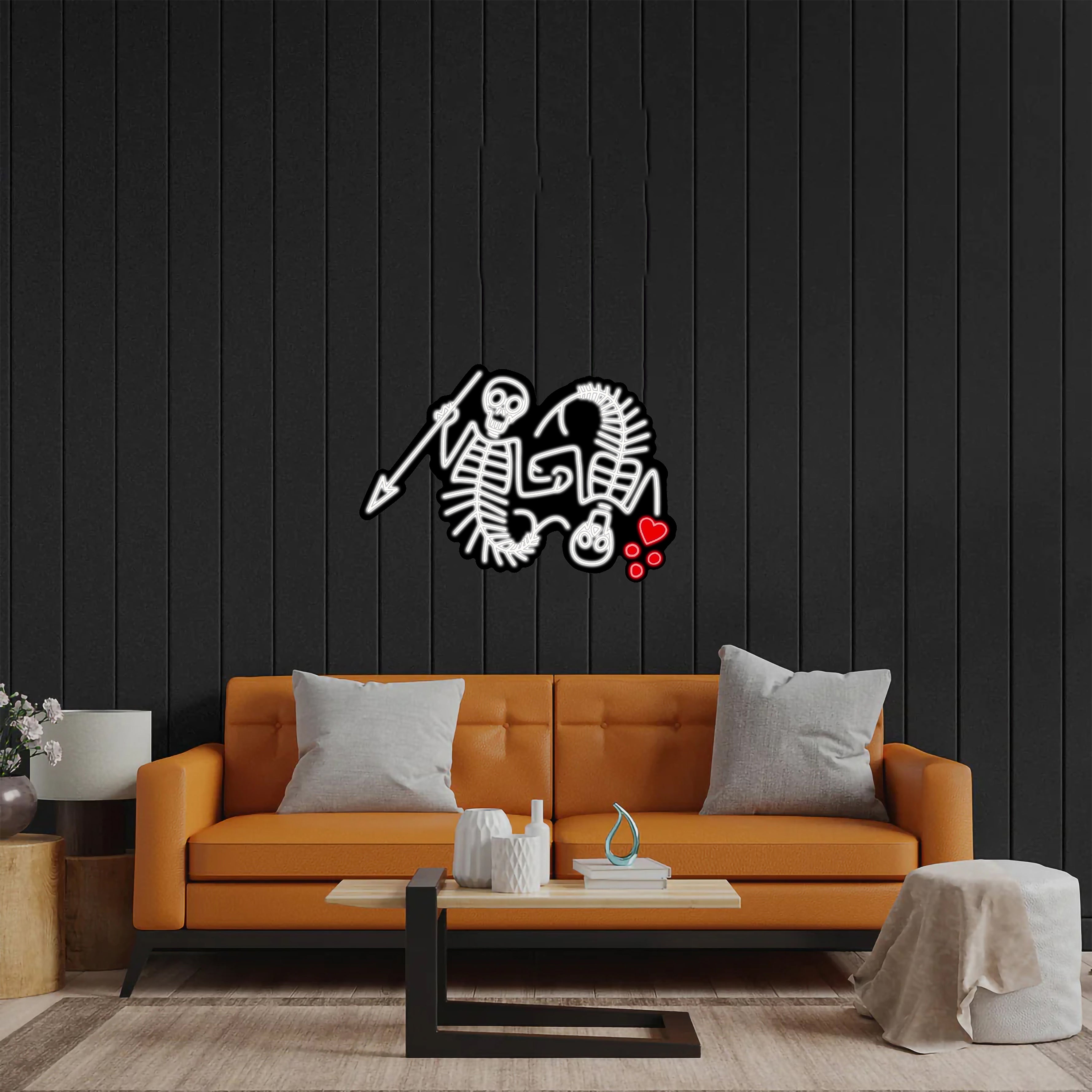 Skeleton Mermaids - Premium Neon Artwork