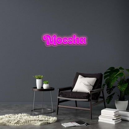 Moesha - Premium Neon Artwork