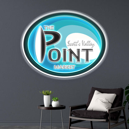 THE POINT MARKET - Premium Neon Artwork