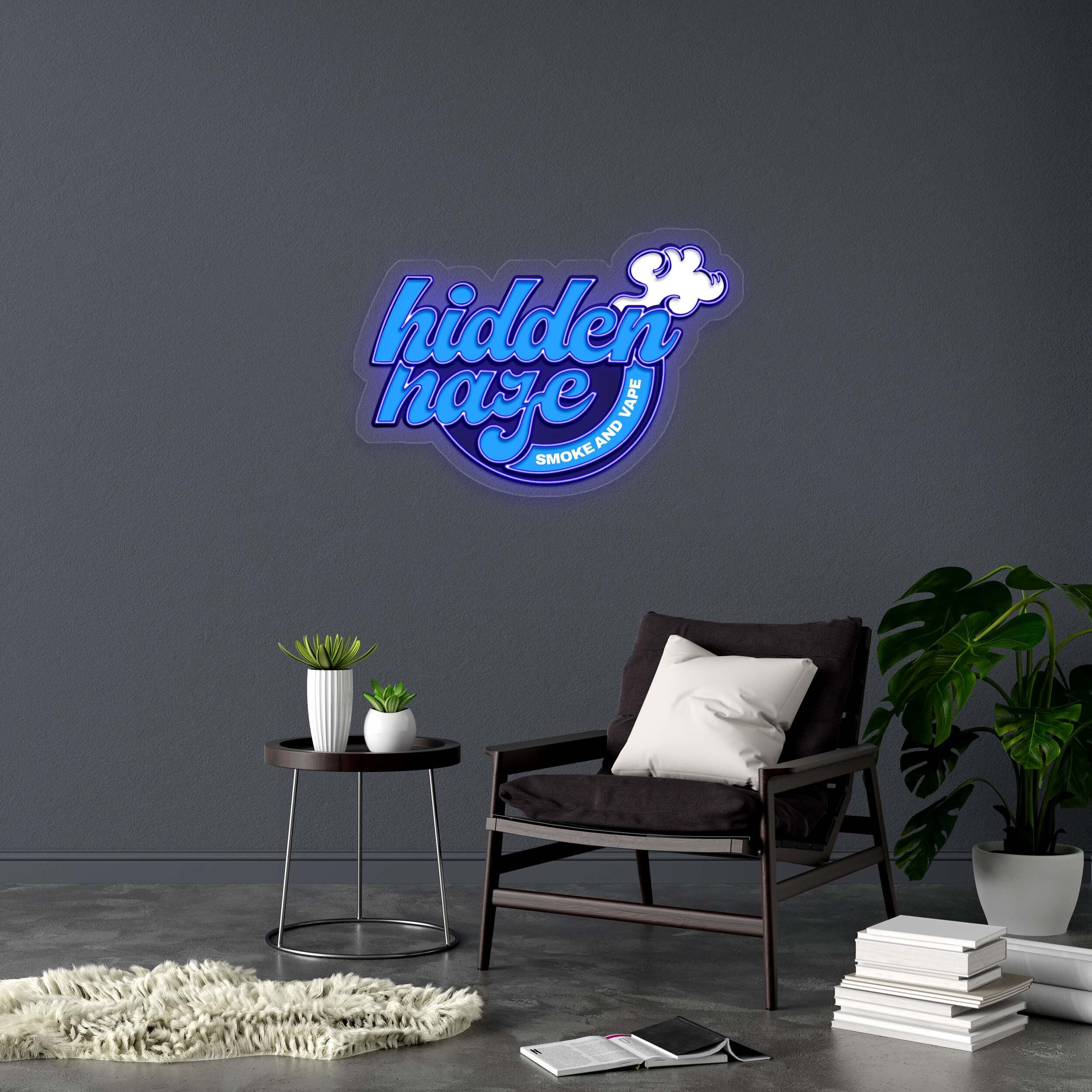 hidden haze - Premium Neon Artwork