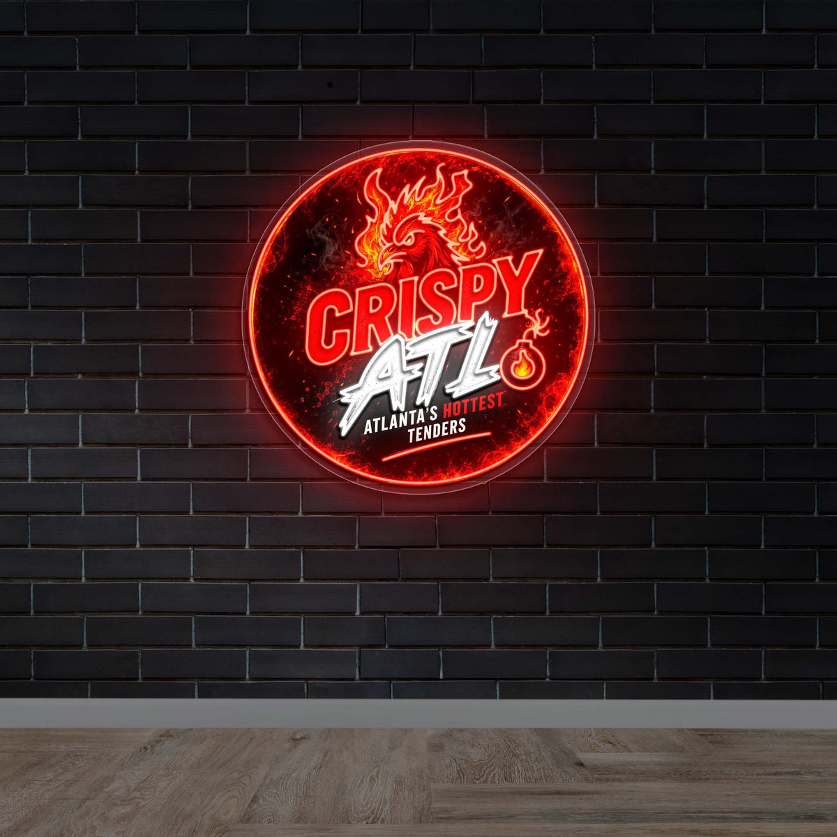 CRISPY ATL - Premium Neon Artwork