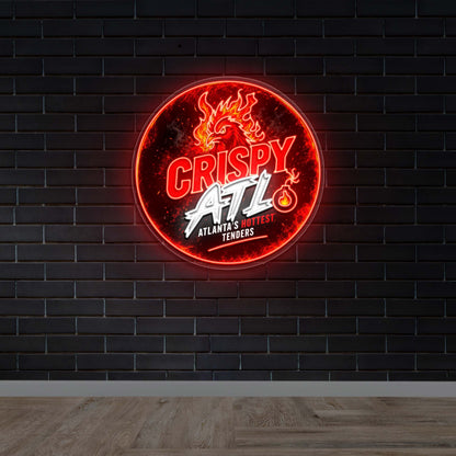 CRISPY ATL - Premium Neon Artwork
