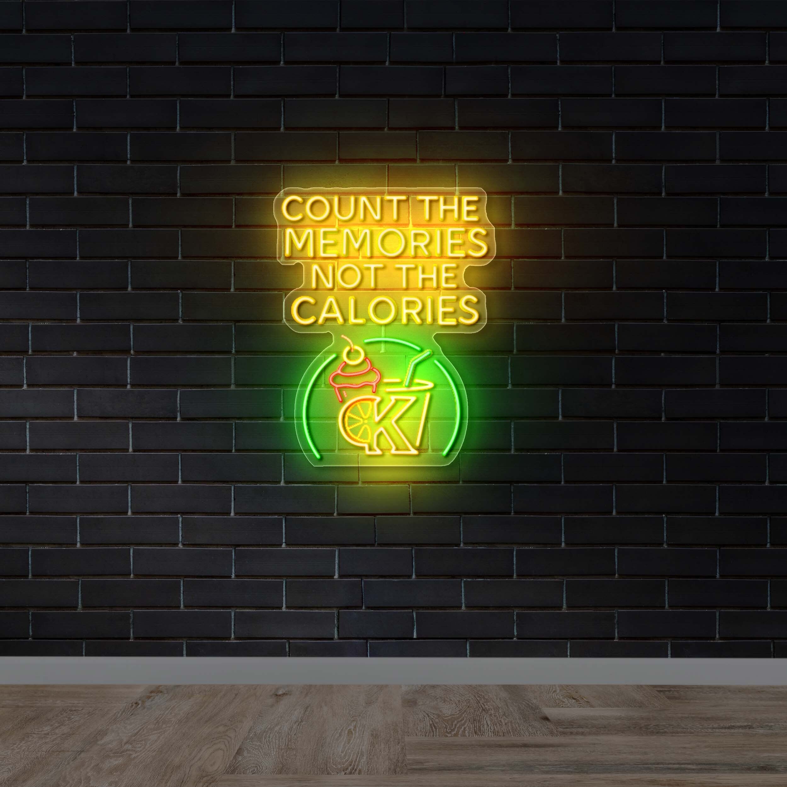 COUNT THE MEMORIES - Premium Neon Artwork