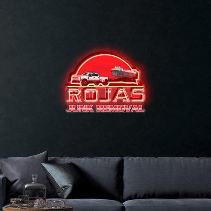 ROJAS JUNK REMOVAL – Premium Neon Artwork