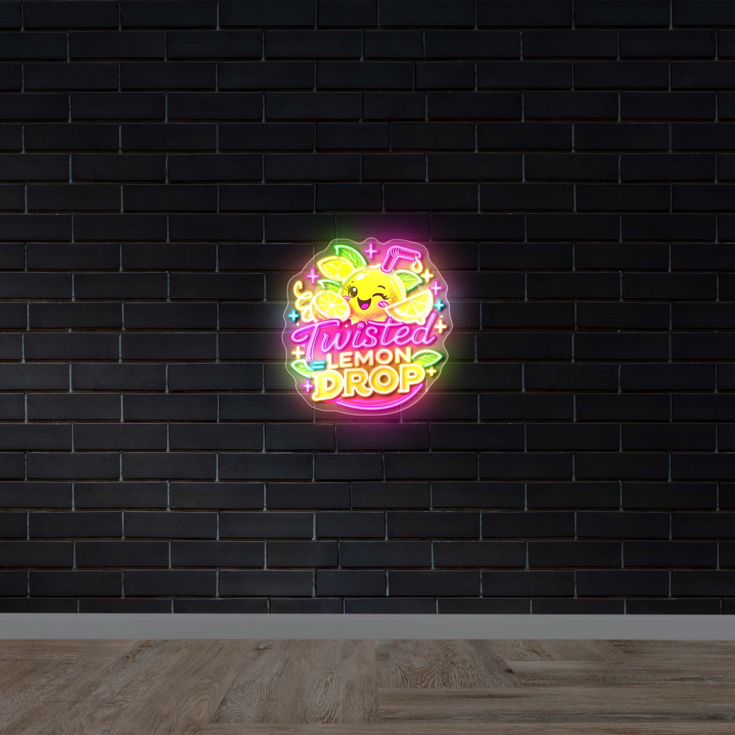 TWISTED LEMON DROP - Premium Neon Artwork
