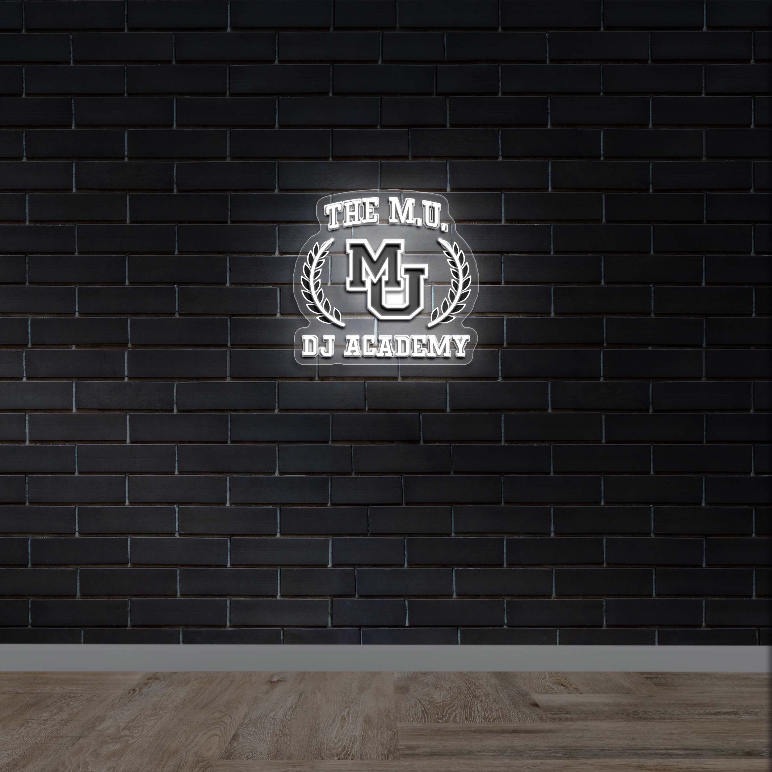 THE M.U. DJ ACADEMY - Premium Neon Artwork