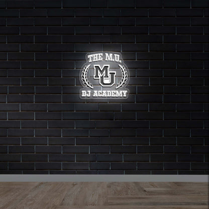 THE M.U. DJ ACADEMY - Premium Neon Artwork