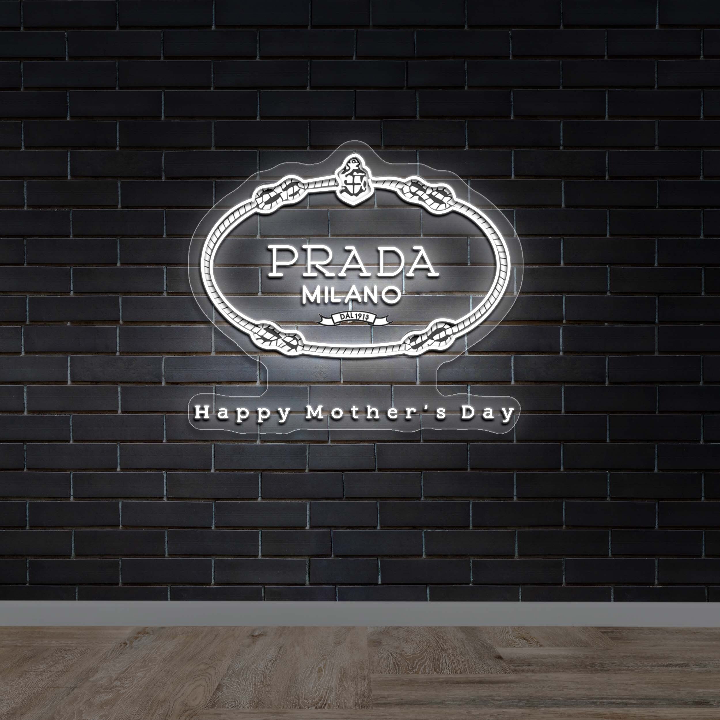 PRADA MILANO - Premium Neon Artwork