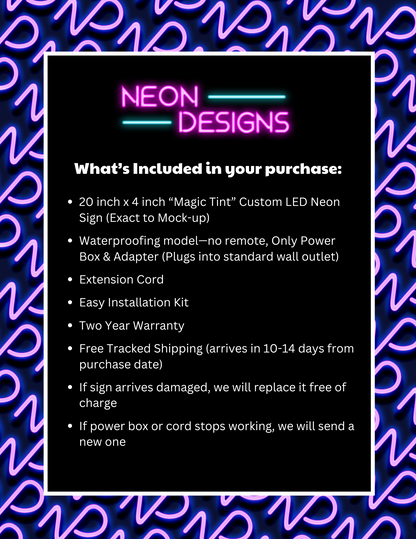 Magic Tint - Premium Neon Artwork