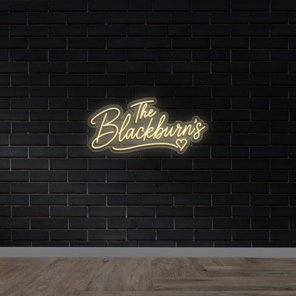 The Blackburn's - Premium Neon Artwork