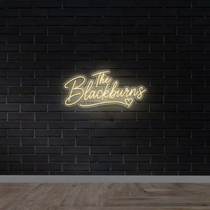 The Blackburns - Premium Neon Artwork