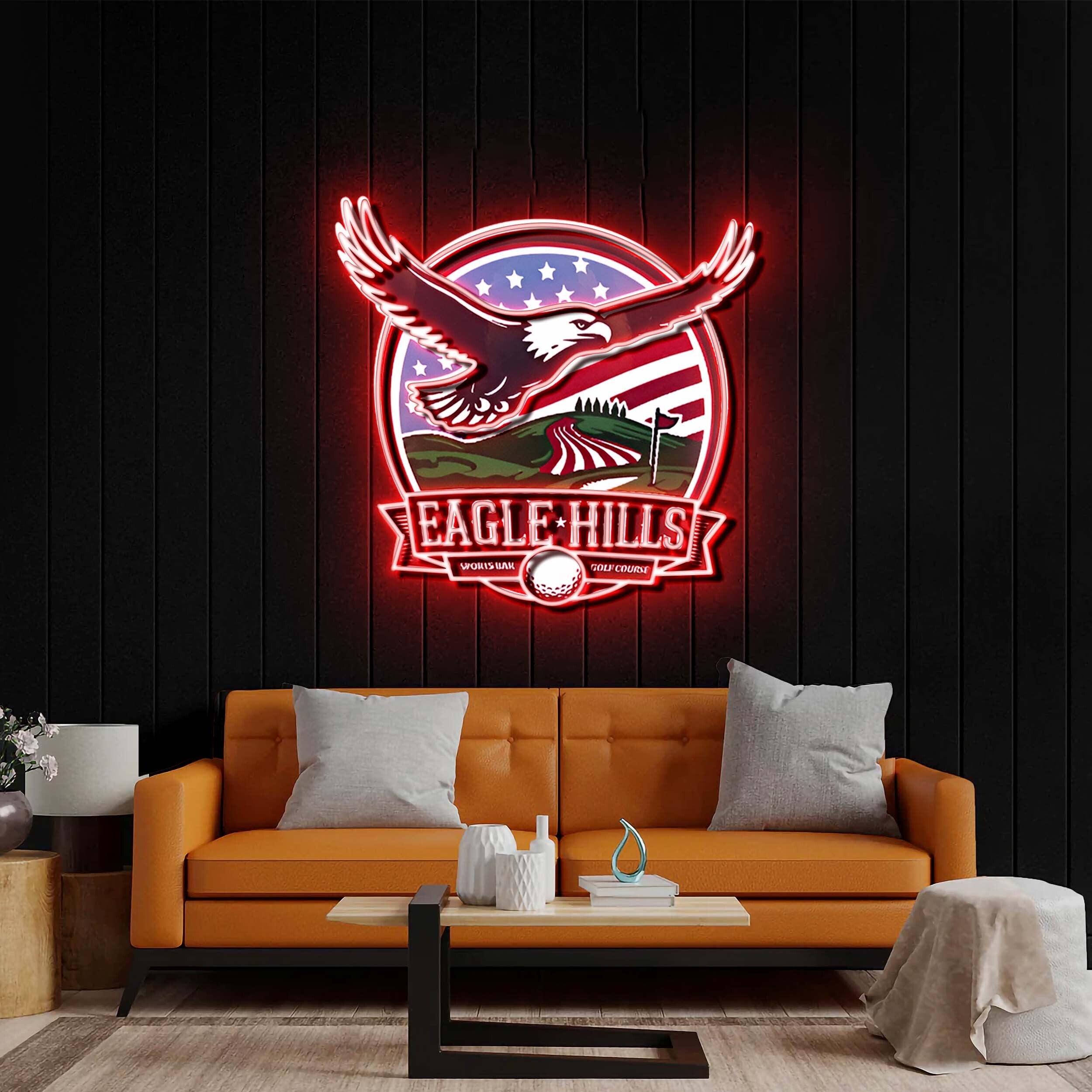 Eagle Hills - Premium Neon Artwork