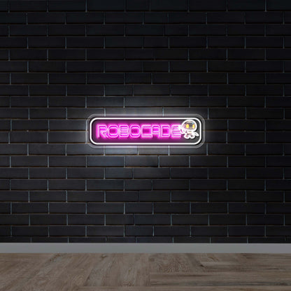 ROBOCADE - Premium Neon Artwork