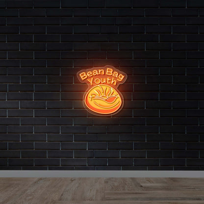 BEAN BAG YOUTH - Premium Neon Artwork