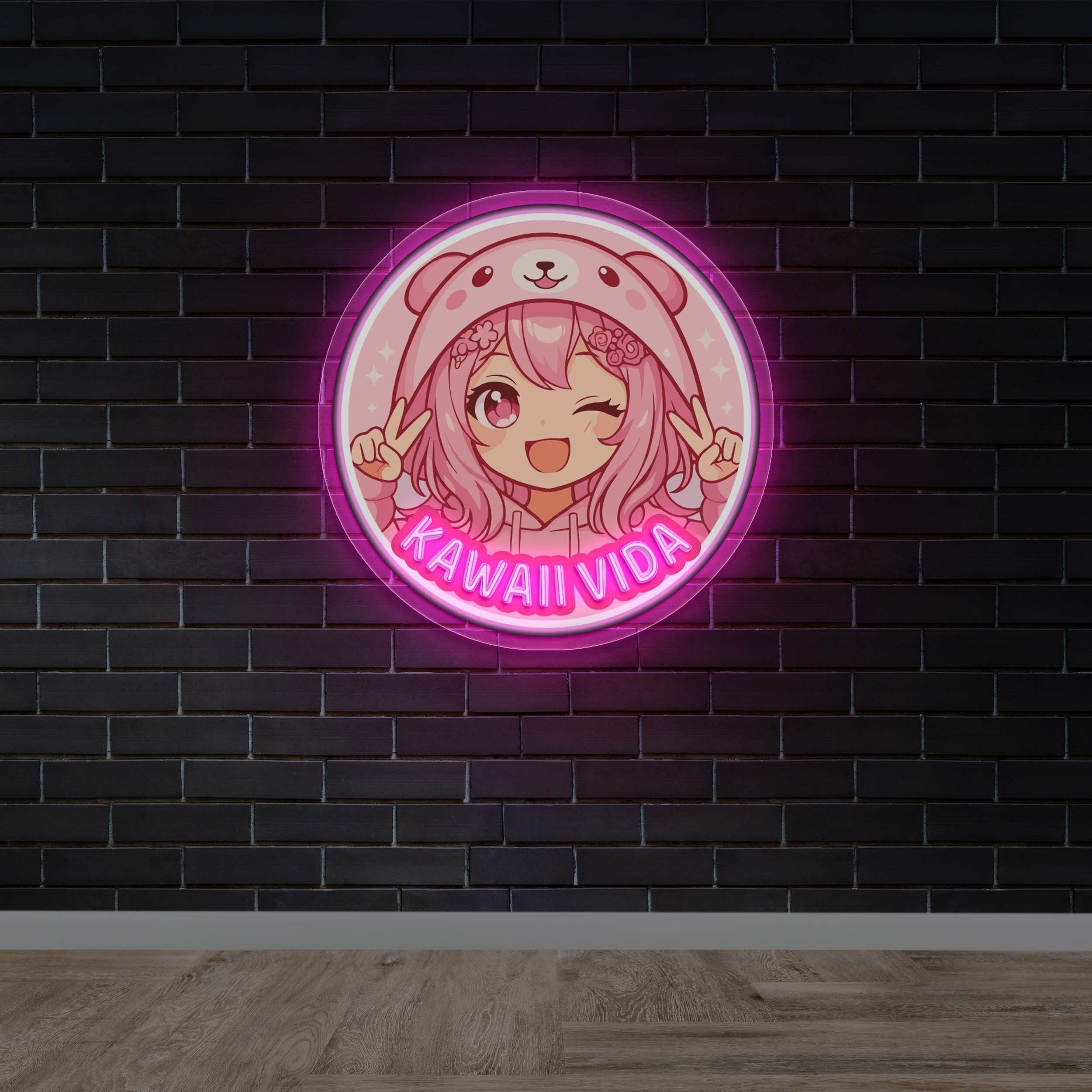 KAWAII VIDA | Backlit Version - Premium Neon Artwork