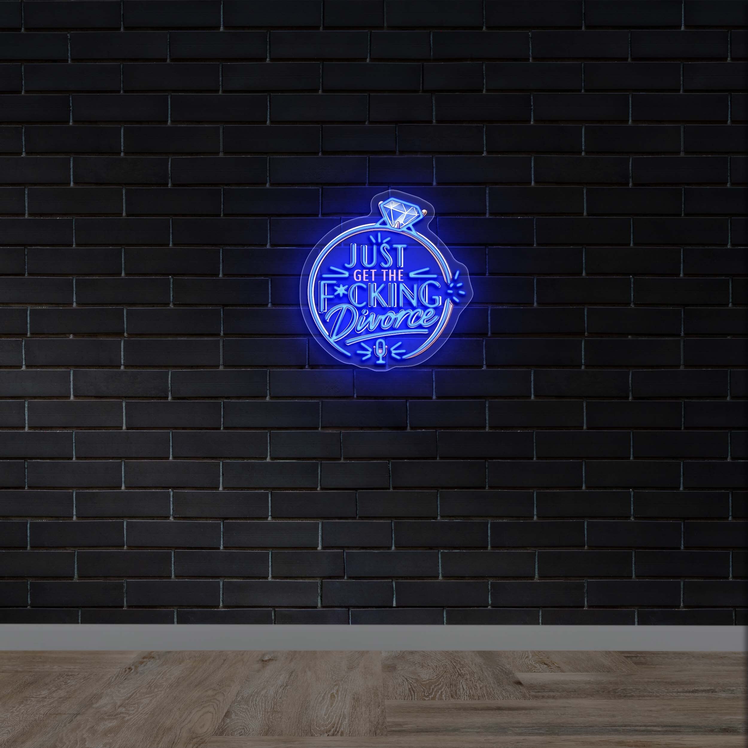 Just Get The Fucking Divorce - Premium Neon Artwork