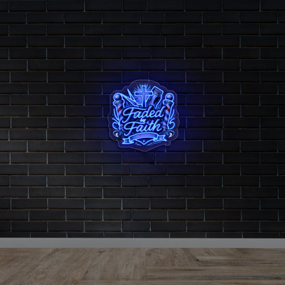 Faded by Faith - Premium Neon Artwork