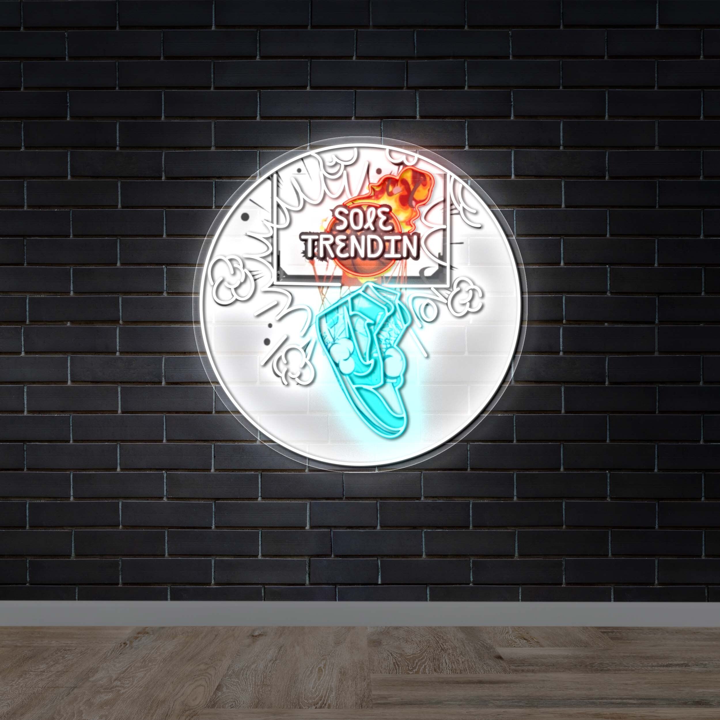SOLE TRENDIN - Premium Neon Artwork