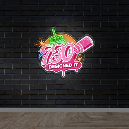 730 DESIGNED IT - Premium Neon Artwork
