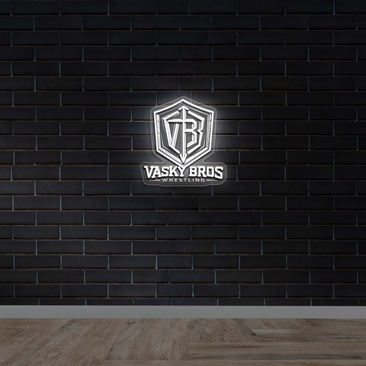 Vasky Bros Wrestling - Premium Neon Artwork