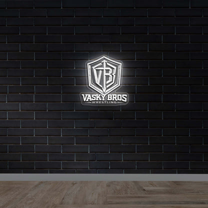 Vasky Bros Wrestling - Premium Neon Artwork