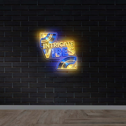 Intricate Vibes - Premium Neon Artwork