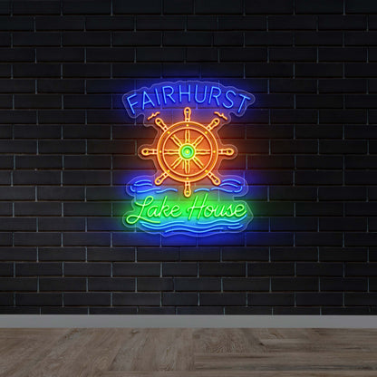 Fairhurst Lake House - Premium Neon Artwork