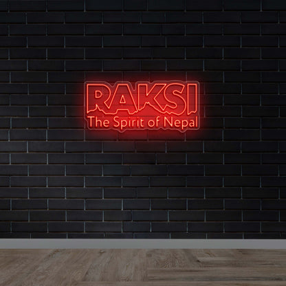 Raksi - Premium Neon Artwork