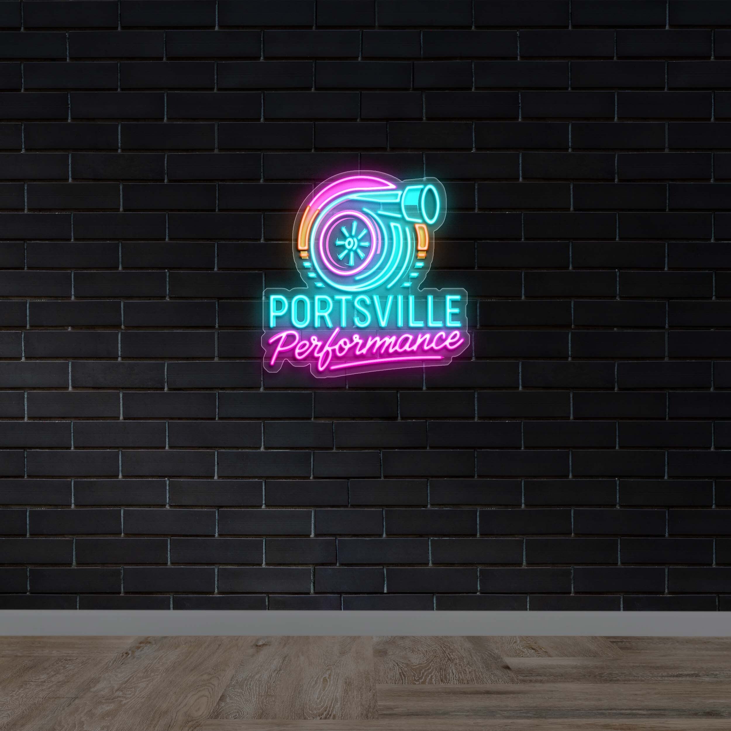 PORTSVILLE PERFORMANCE - Premium Neon Artwork