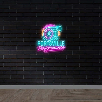PORTSVILLE PERFORMANCE - Premium Neon Artwork