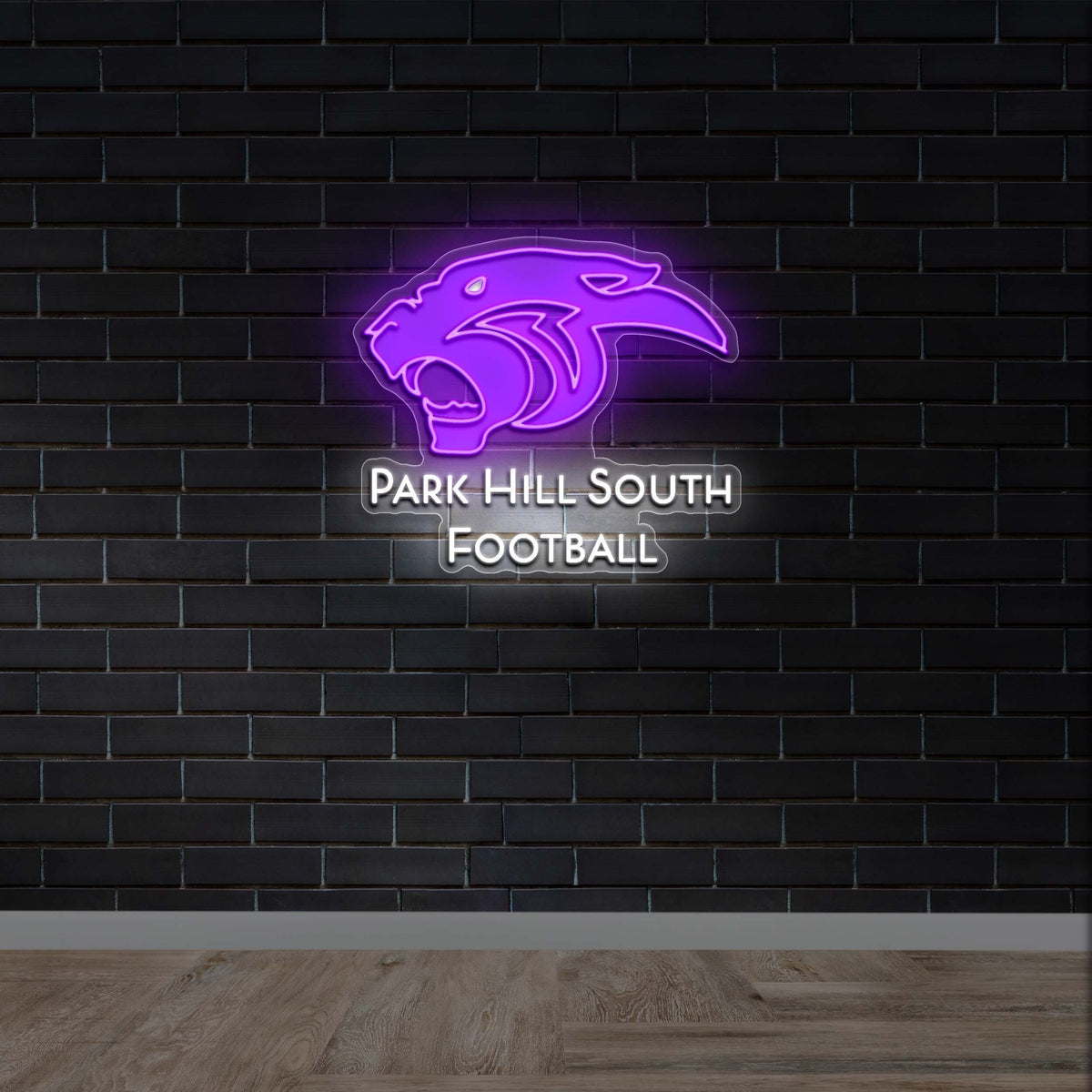 Park Hill South Football - Premium Neon Artwork