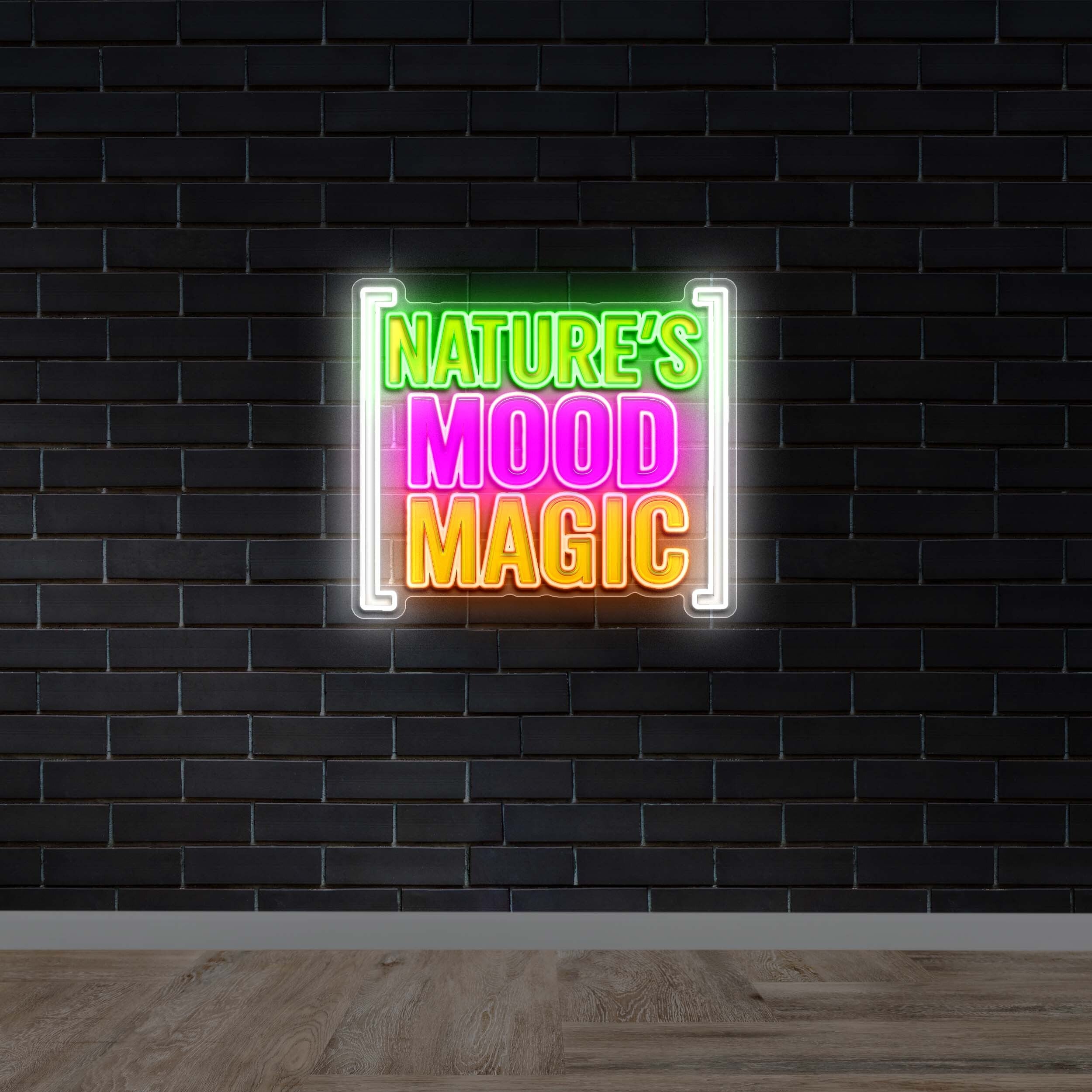Nature's Mood Magic - Premium Neon Artwork