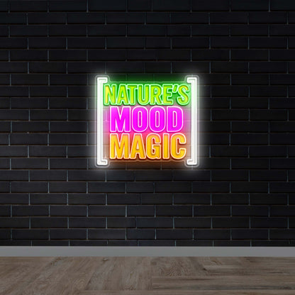 Nature's Mood Magic - Premium Neon Artwork