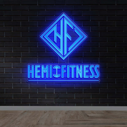 HEMI FITNESS - Premium Neon Artwork