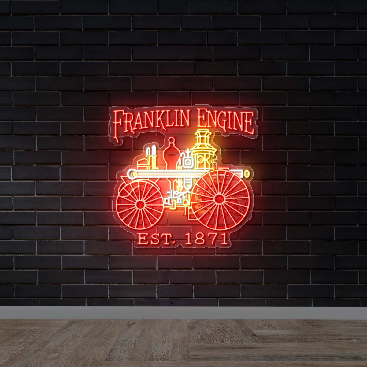 Franklin Engine - Premium Neon Artwork