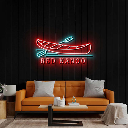 Red Kanoo - Premium Neon Artwork