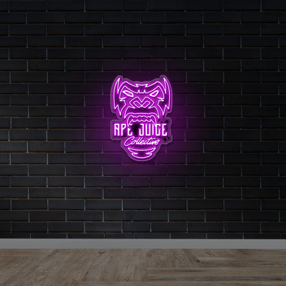 APE JUICE Collective - Premium Neon Artwork
