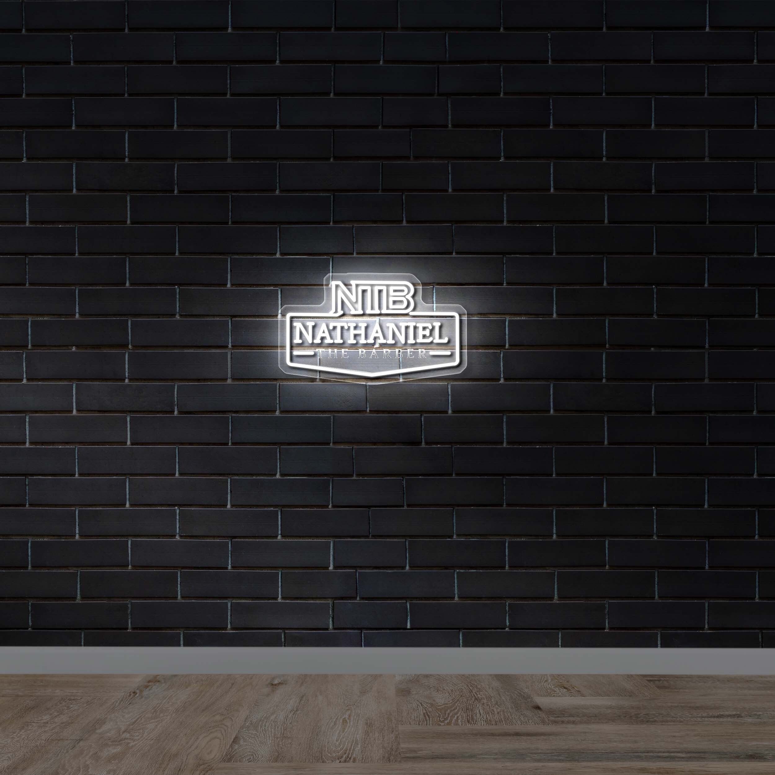 NATHANIEL THE BARBER  - Premium Neon Artwork