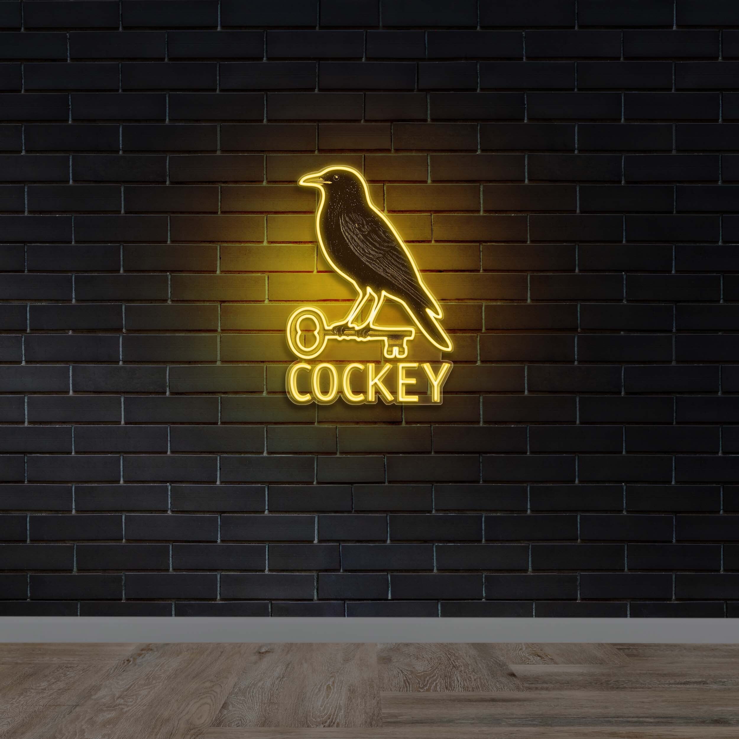 Cockey - Premium Neon Artwork