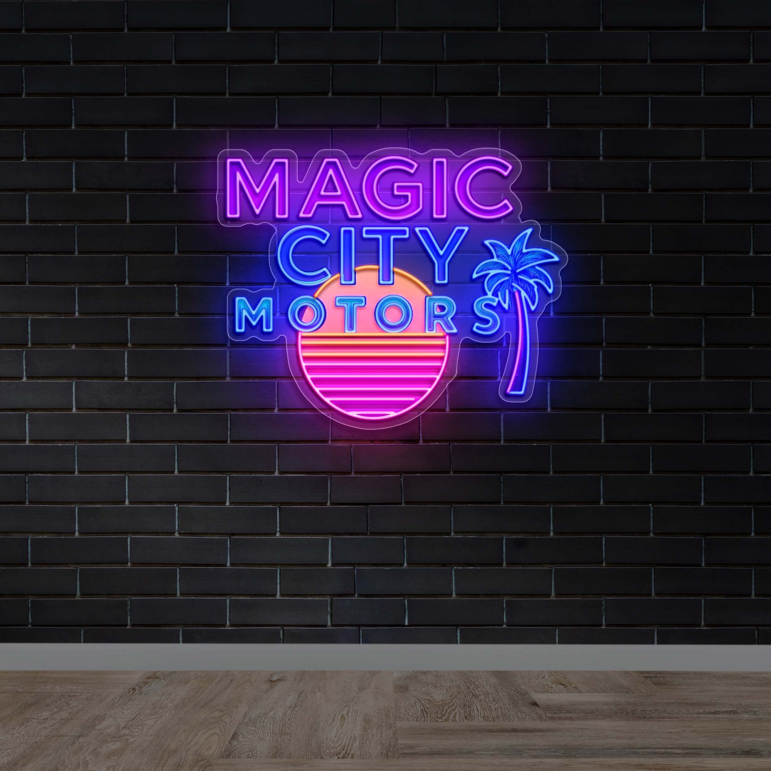 MAGIC CITY MOTORS | 2nd Version - Premium Neon Artwork