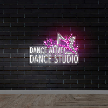 DANCE ALIVE! DANCE STUDIO - Premium Neon Artwork