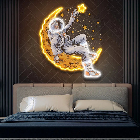 Star Gazing - Premium Neon Artwork