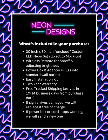 oncloud - Premium Neon Artwork