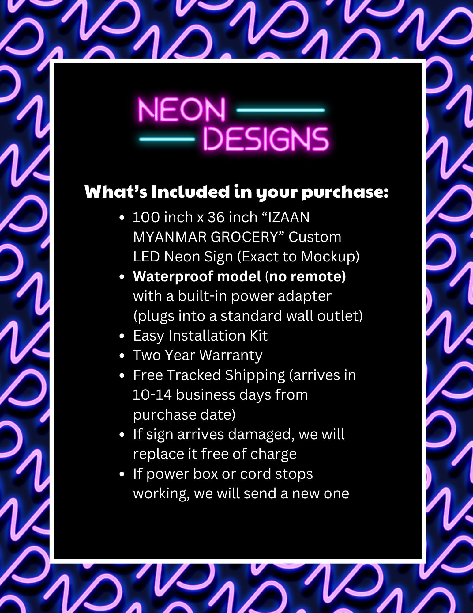 GRAND CENTRAL PRINTING - Premium Neon Artwork