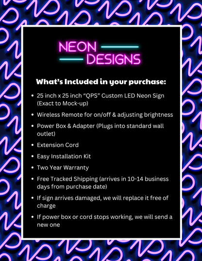 QPS - Premium Neon Artwork