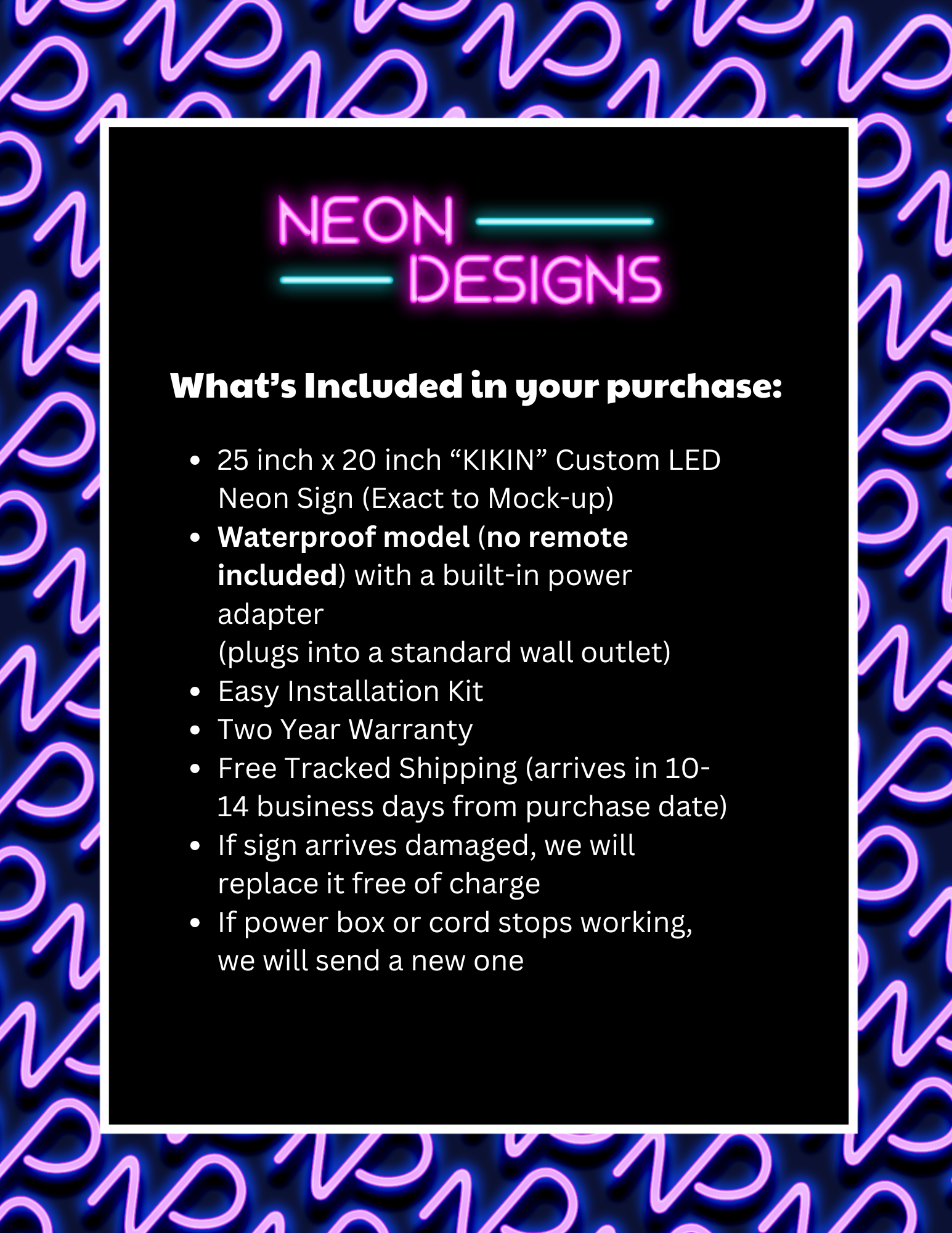 KIKIN - Premium Neon Artwork