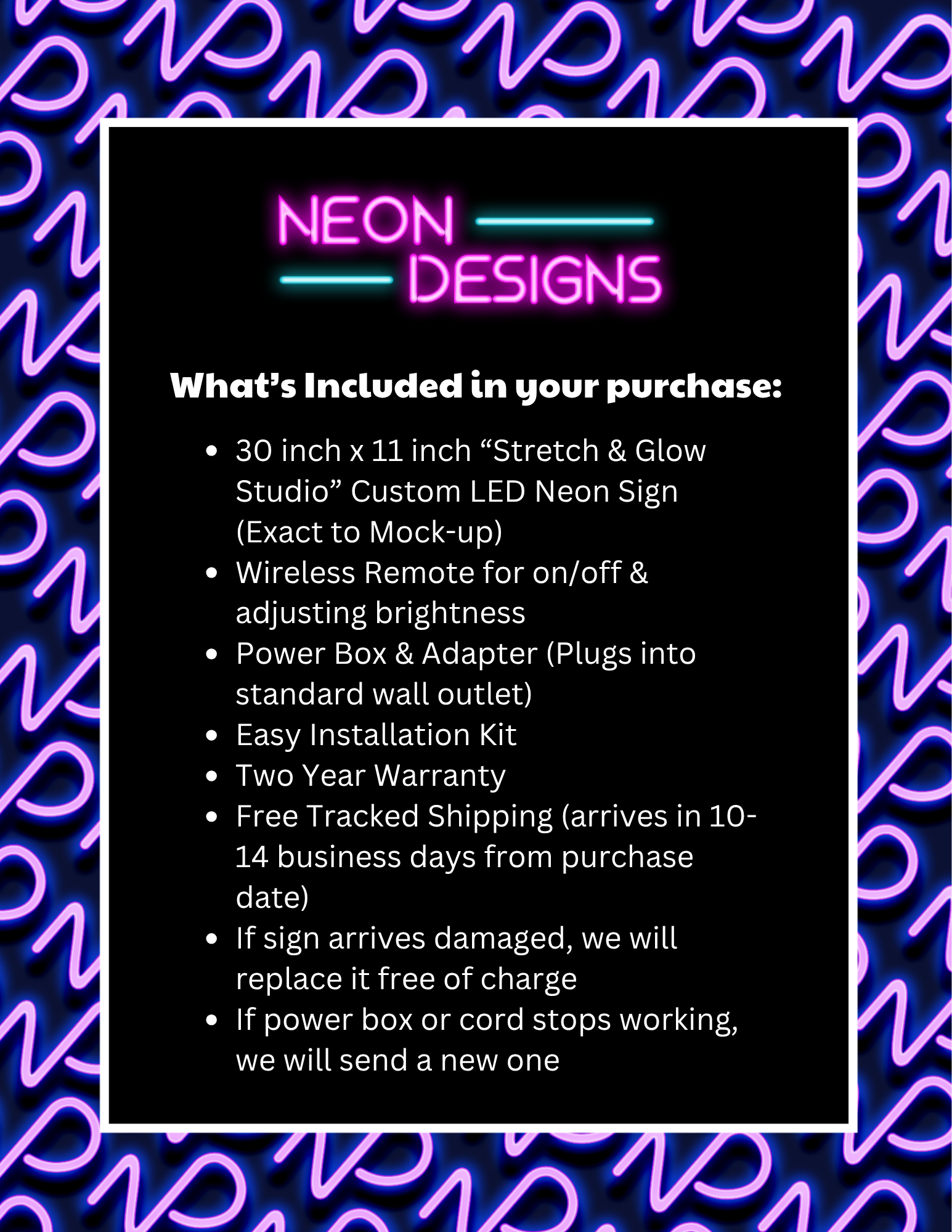 Stretch & Glow Studio - Premium Neon Artwork