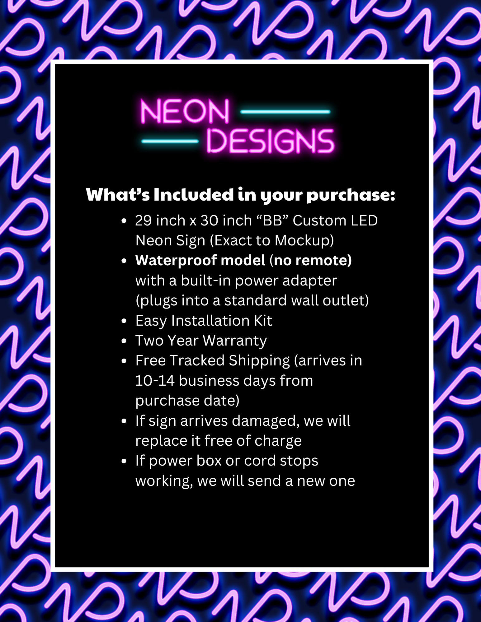 BB -  Premium Neon Artwork