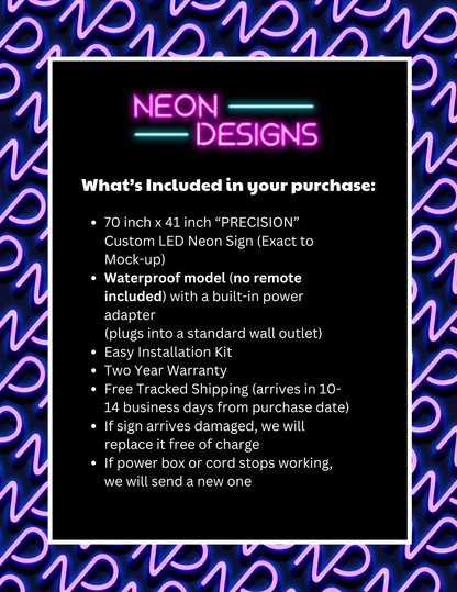 PRECISION - Premium Neon Artwork
