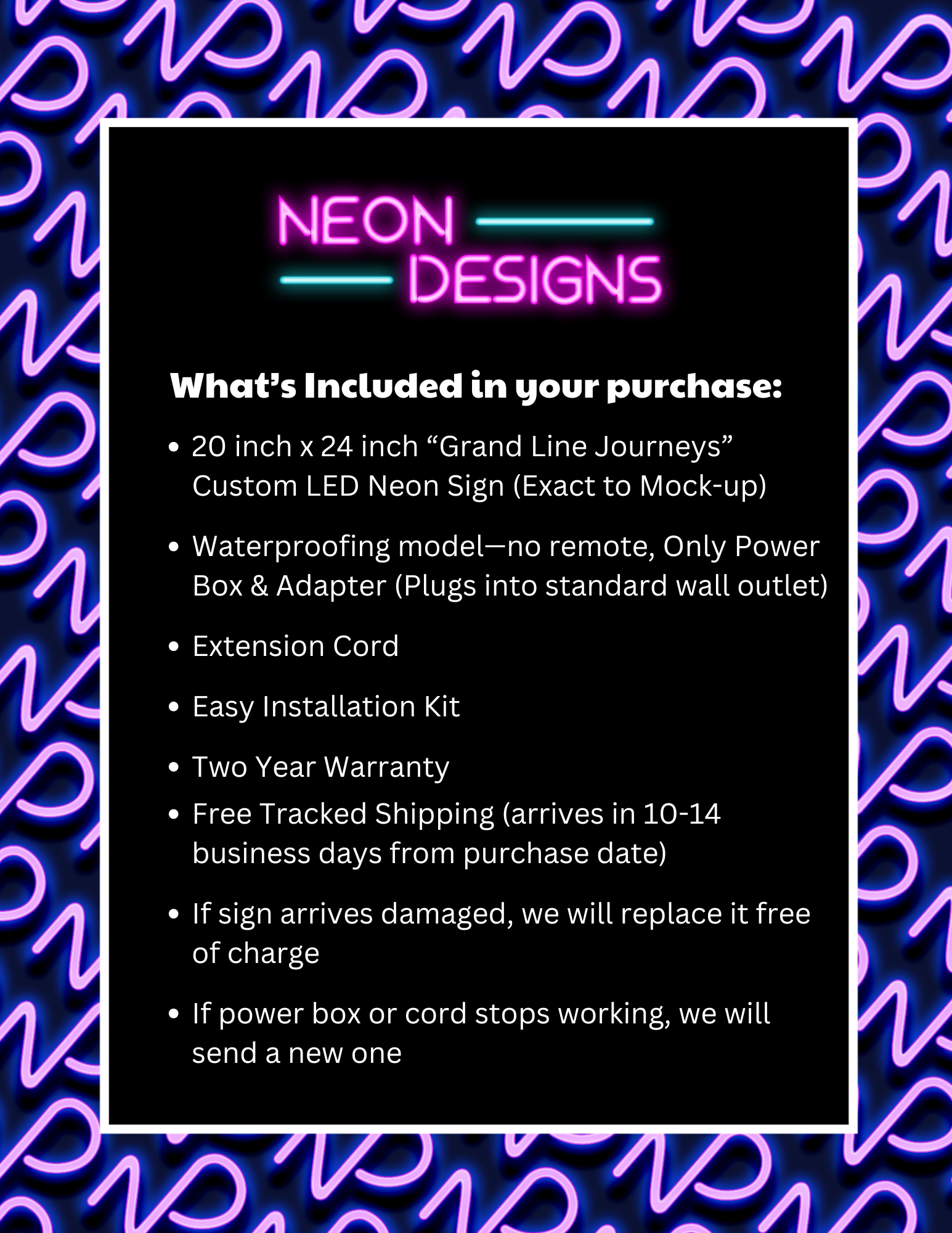 Grand Line Journeys - Premium Neon Artwork